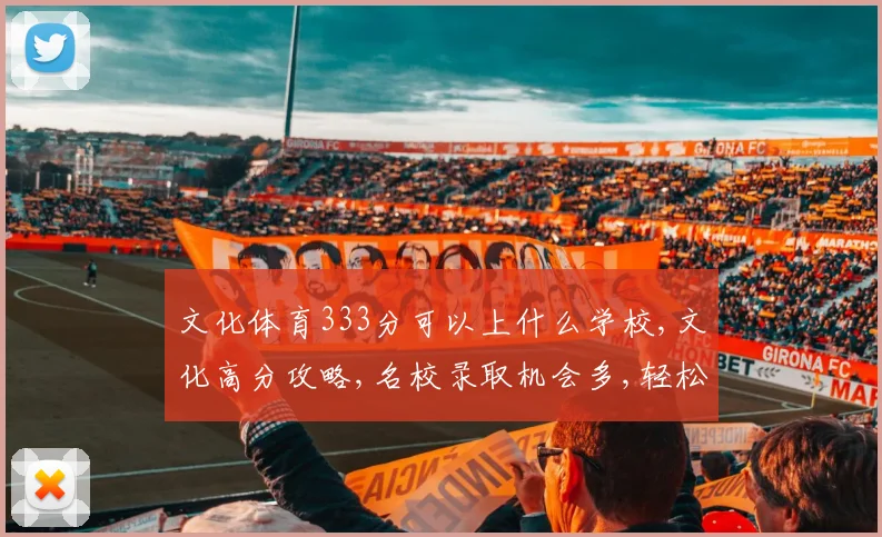 文化体育333分可以上什么学校,文化高分攻略,名校录取机会多,轻松提升就业竞争力